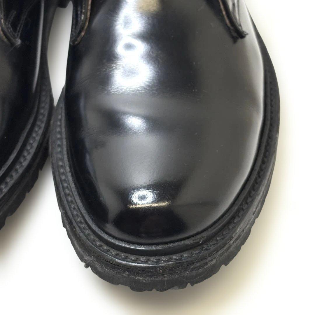 美品 REGAL リーガル シングルモンク プレーントゥ ブラック 25.5cm