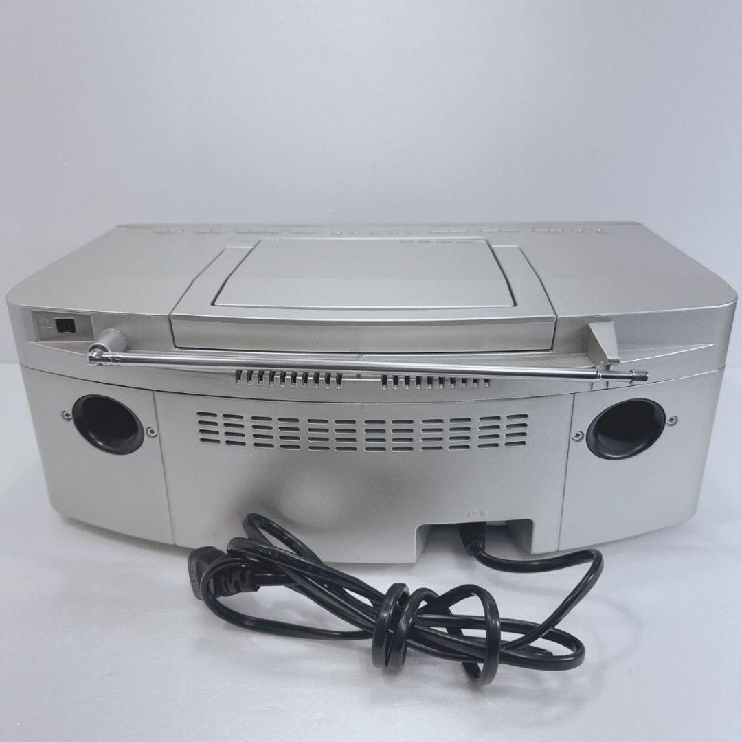 TOSHIBA Aurex ラジオカセットレコーダー シルバー USBポート付き