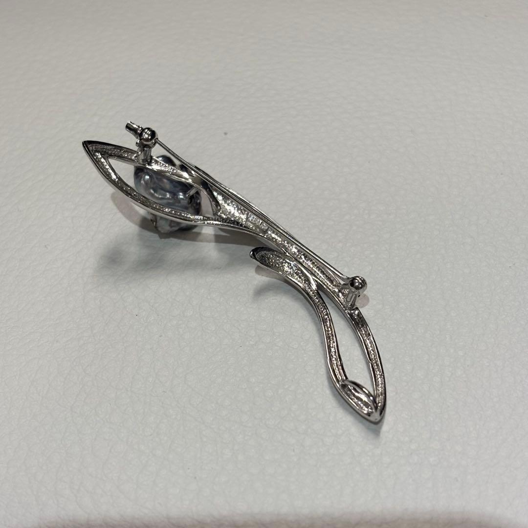 パールブローチ 黒蝶真珠 ケシパール その48