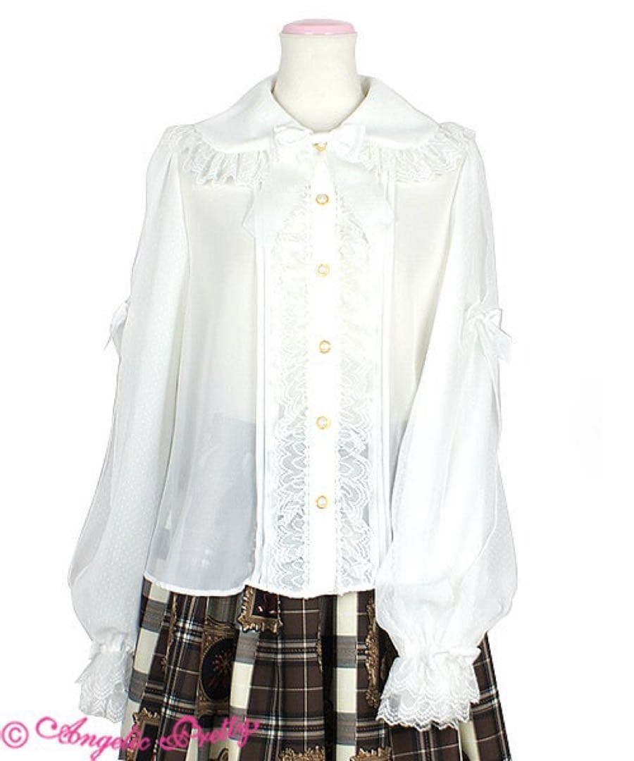 Angelic pretty Sugaryシフォン長袖ブラウス｜Angelic prettyブラウス