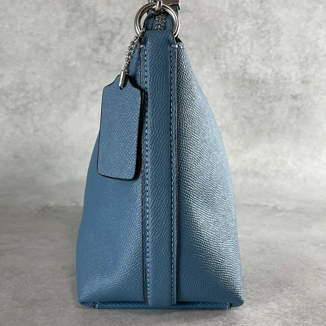 新品未使用/クララ】COACH コーチ ハンドバッグ CE584 ブルー - メルカリ