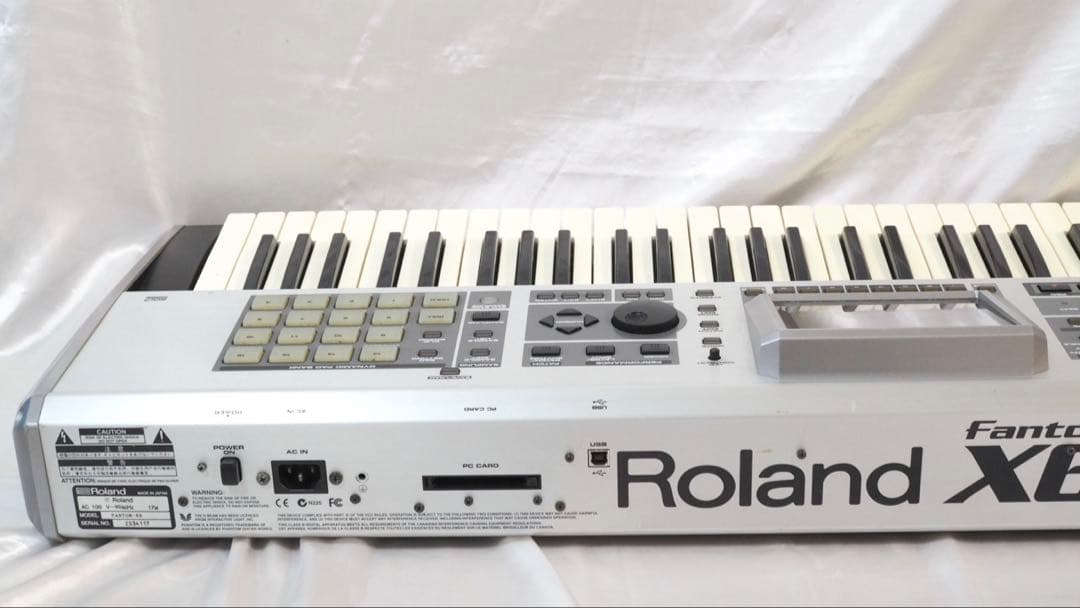 Roland Fantom-X6 シンセサイザー 動作確認済み ※液晶難あり - メルカリ