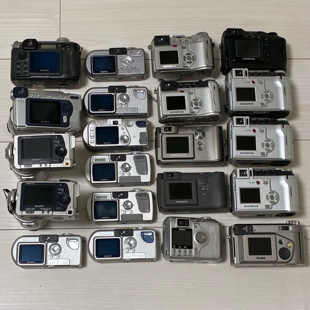 SONY/OLYMPUS/Nikon/Kodak等コンデジまとめ売り21台 - メルカリ