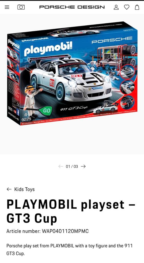 新品未使用！早い者勝ち！プレイモービル ポルシェ 911 GT3 Cup - メルカリ