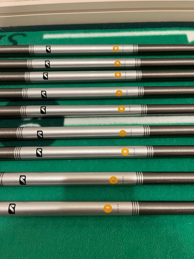 ☆値下 スチールファイバー i125cw【S】 4番〜P＋ウェッジ用2本 計9本