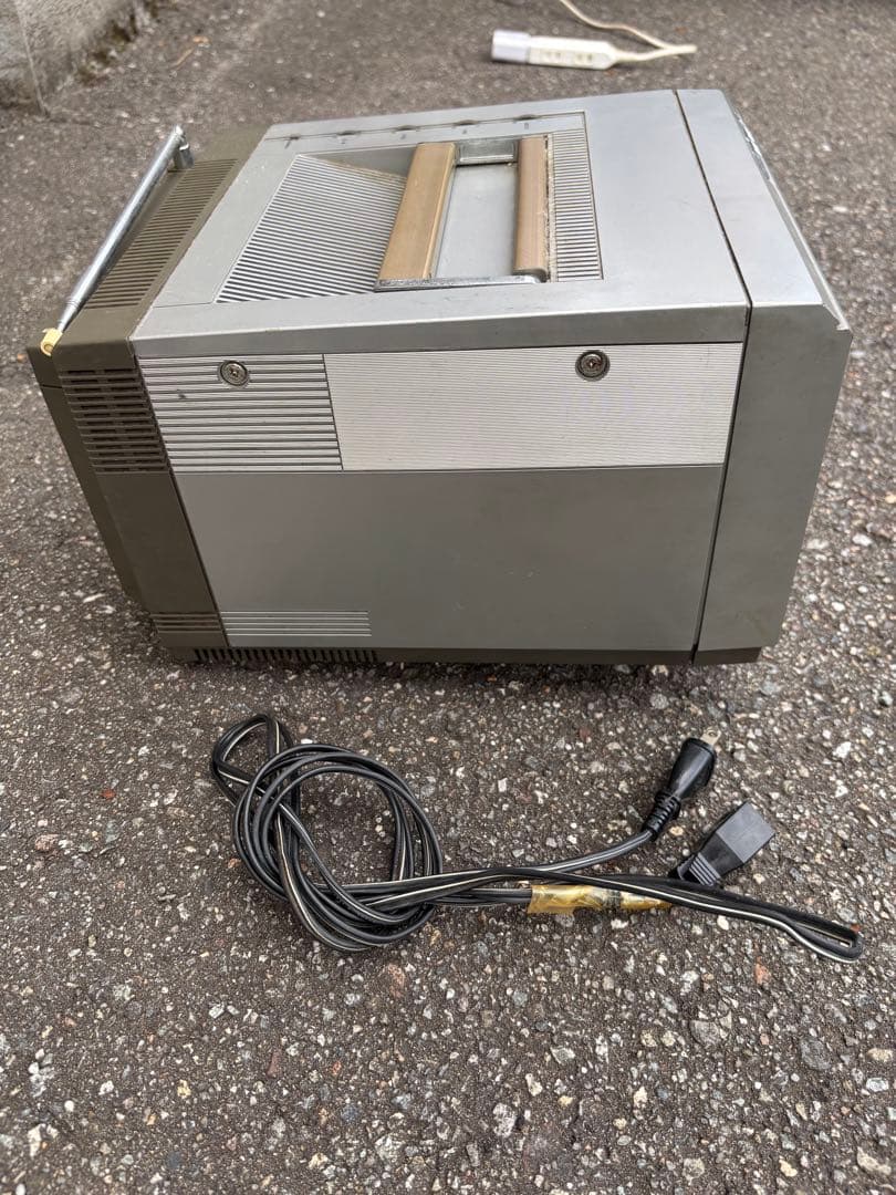 national th8-v9v ポータブル カラーテレビ 昭和レトロ - メルカリ