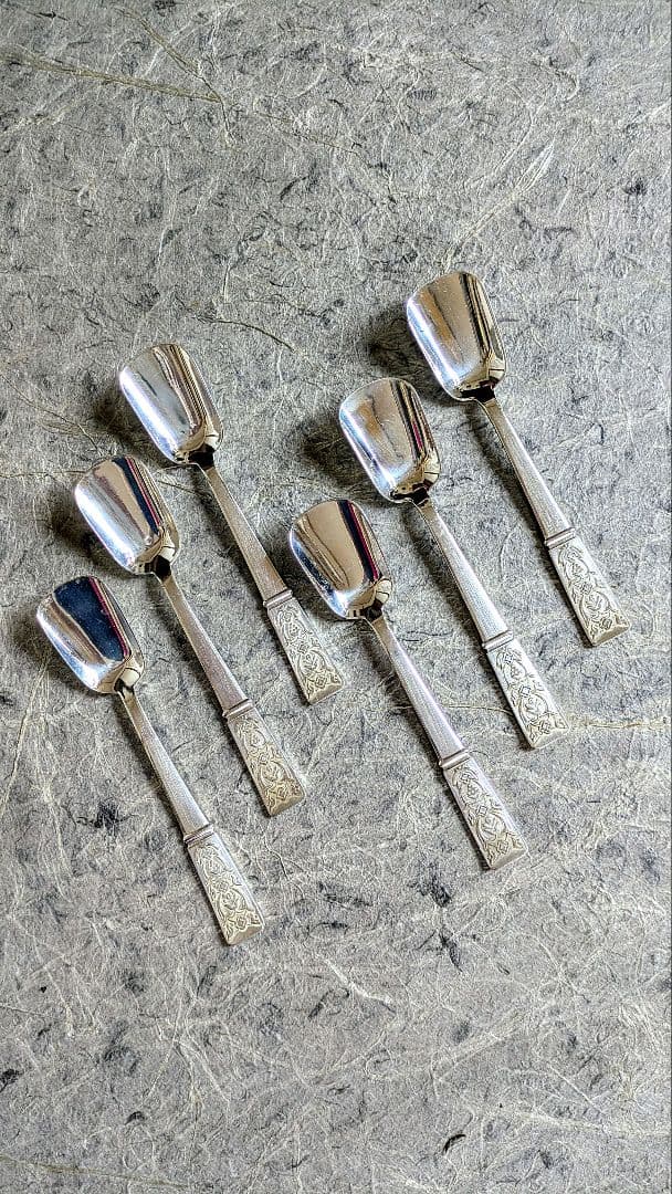 旧ソ連時代 ヴィンテージスプーン MADE IN USSR 9TJM刻印 6本 - メルカリ