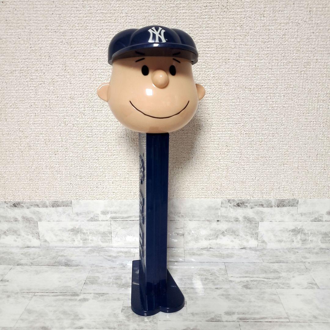ジャイアントペッツ PEZ スヌーピー チャーリーブラウン ヤンキース