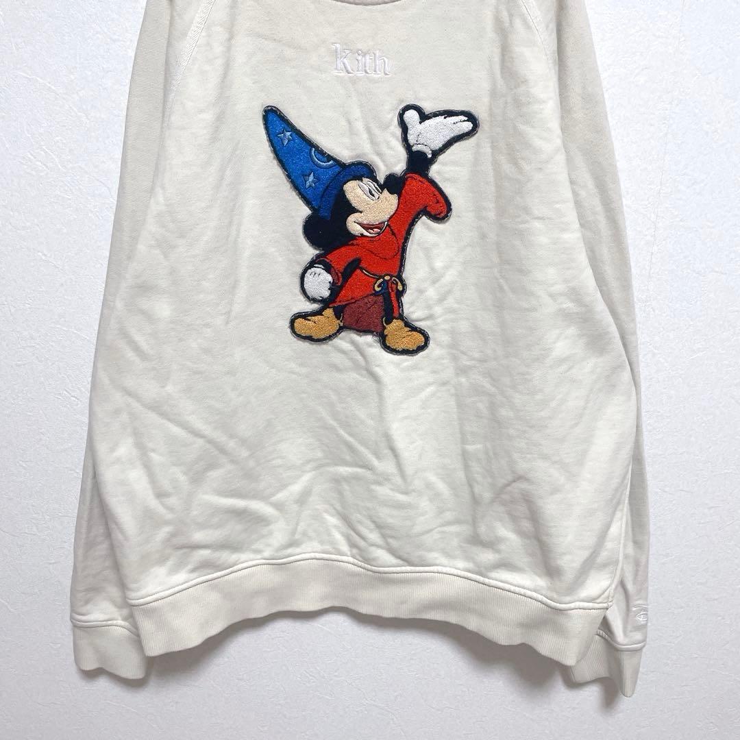 キス ディズニー コラボ ミッキーマウス 刺繍 スウェット トレーナー