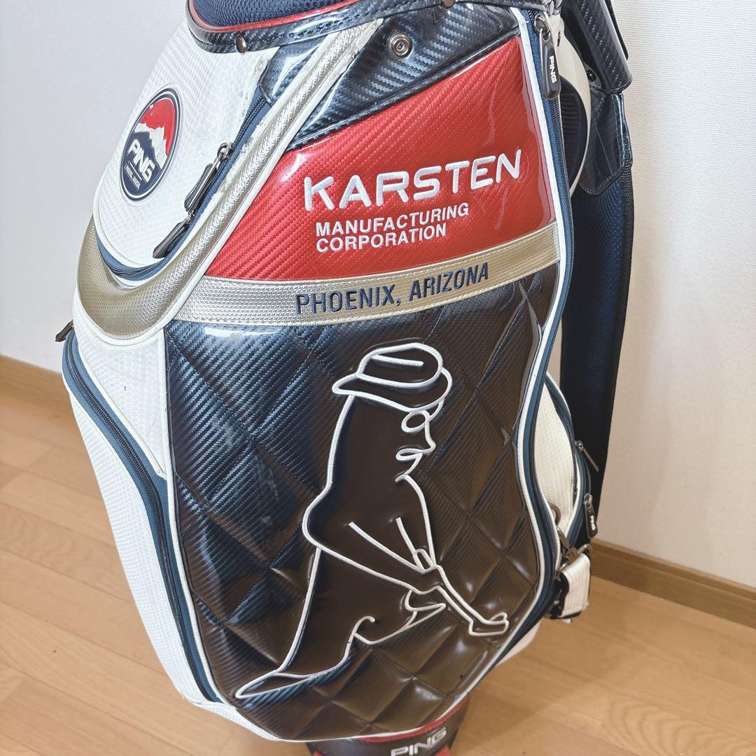 K387 MR.PING キャディバッグ KARSTEN 3点式フード無し