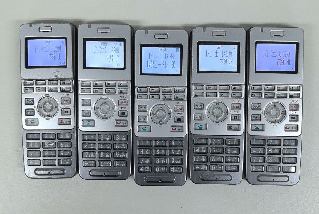 PHS子機 OKI オキ DC‐8DK‐HS 計5台セット中古品 - メルカリ