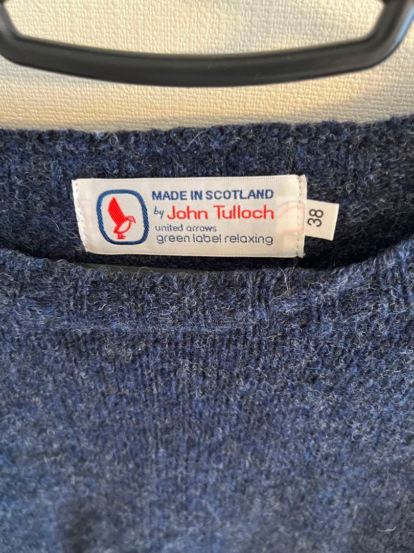 John Tulloch ジョンタロック シャギードッグセーター - メルカリ