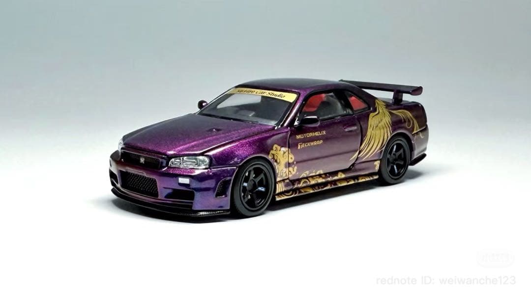 motor helix GT-R R34TAS 2026 限定版ミニカー R34TAS motor helix GT