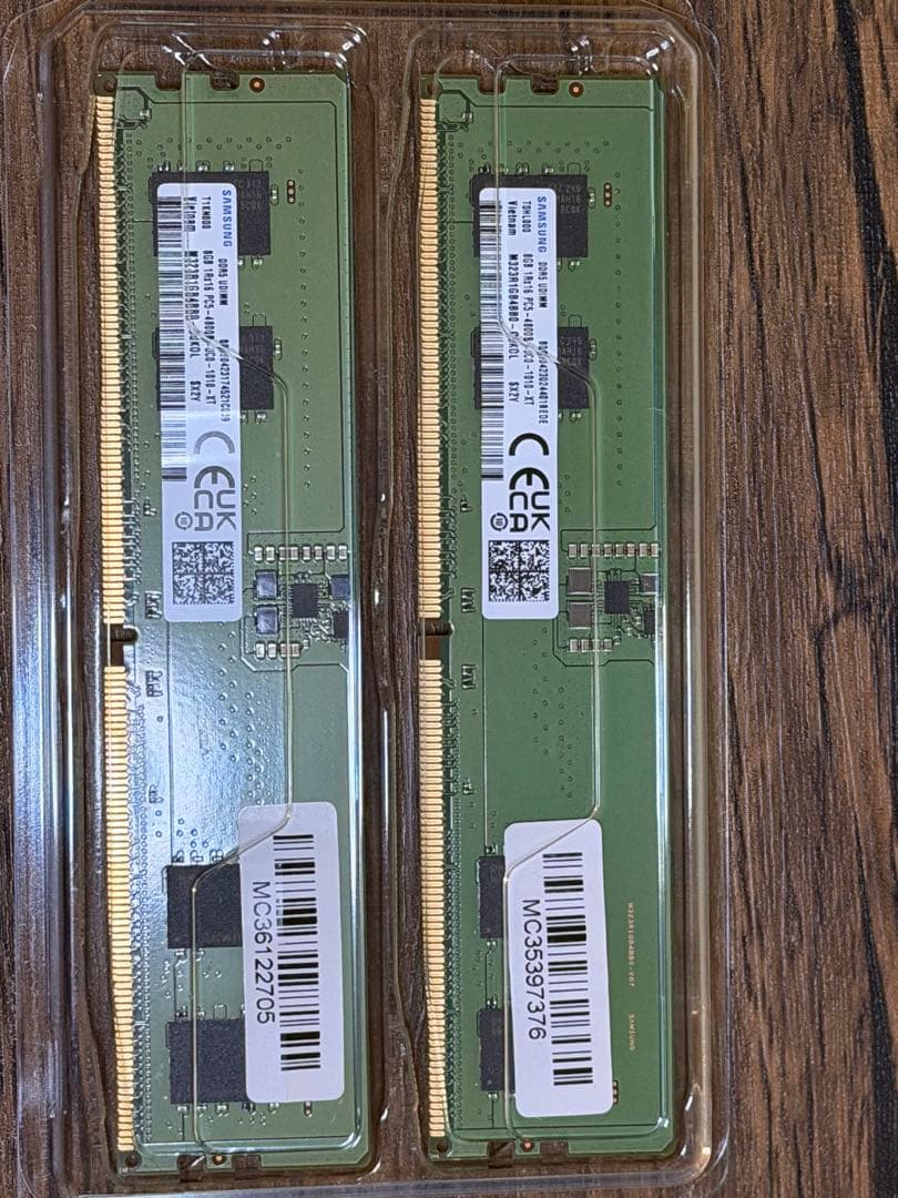 SAMSUNG DDR5-4800 16GB(8GBx2枚) メモリ 2枚セット SAMSUNG ノート用 DDR5-4800 S.O.DIMM 16GB(8GBx2枚組)メモリー