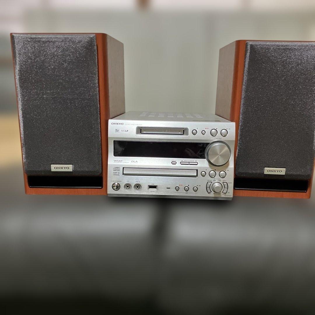 ONKYO CDミニコンポ 高出力アンプ - メルカリ