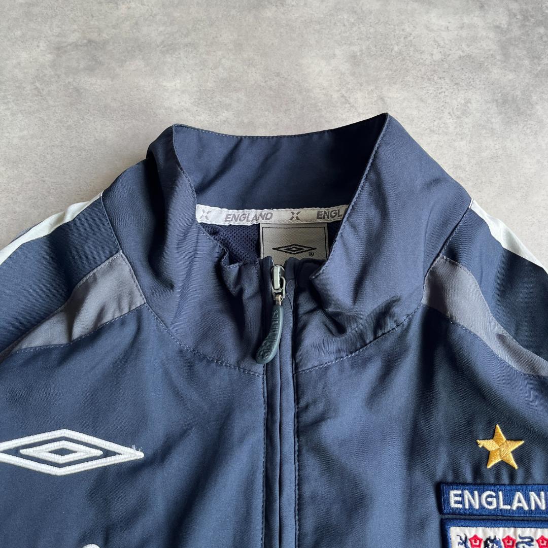 アンブロ イングランド代表 ナイロンジャケット サッカー 2XL 紺 16129