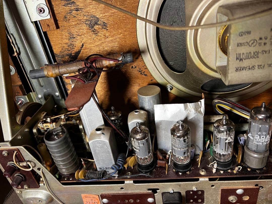 NATIONAL RE-760 真空管ラジオ FM/AM OK 通電OK