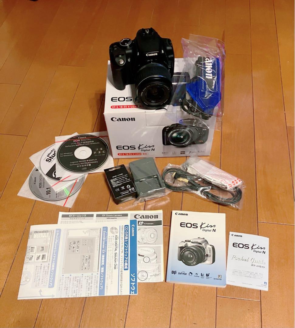 Canon付属品多数 EOS Kiss Digital N レンズキット 破格 Amazon.co.jp: Canon EOS kiss Digital N レンズキットブラック