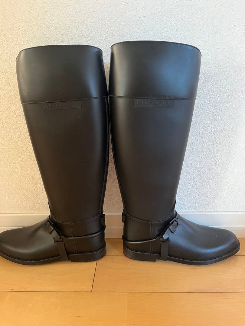 値下げ！GIVENCHY ジバンシィ レインブーツ 38 美品 レア 大草直子