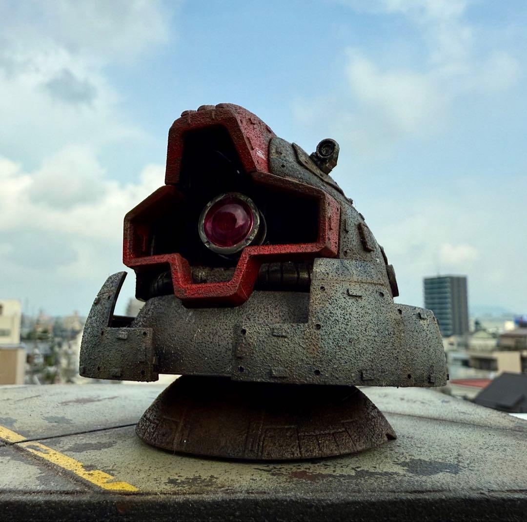 EXCEED MODEL ドムヘッド 量産機カラー 現地改修 塗装完成品 - メルカリ