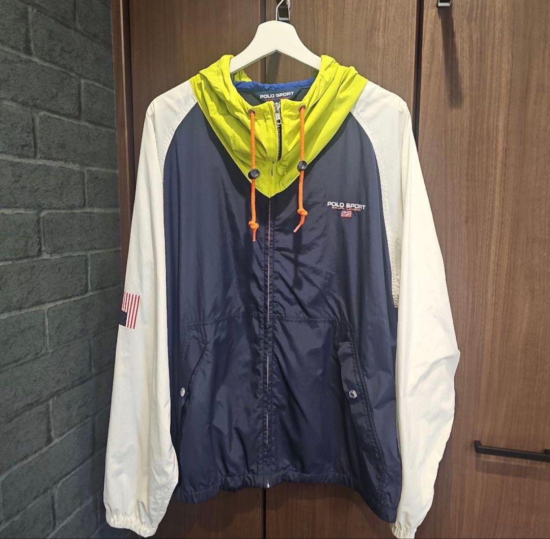 【SALE】Polo Sport フード付きナイロンジャケット 中古・古着通販】POLO SPORT (ポロスポーツ) ナイロンジャケット