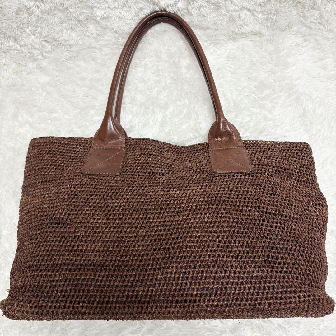 ヘレンカミンスキー ラフィア トートバッグ レザー VIENNA - メルカリ