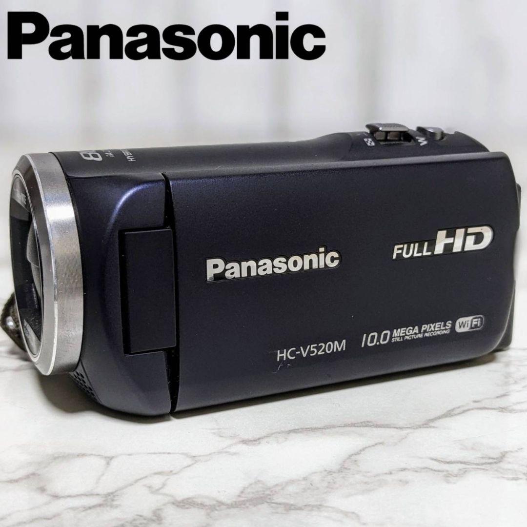 Panasonic HC-V520M ビデオカメラ Wi-F ダークネイビーパナソニック HC