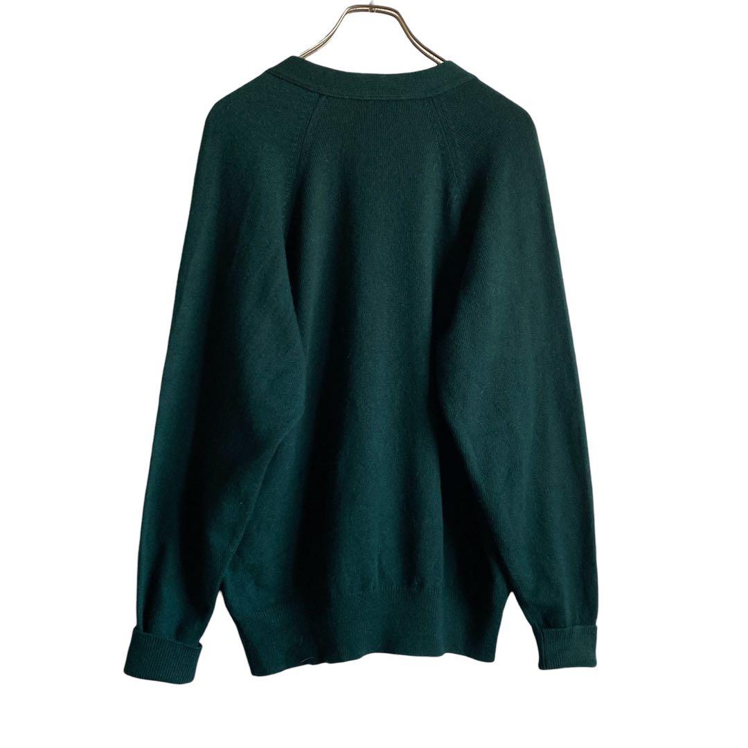 70s80s Dunhill スコットランド製 カシミヤニットカーディガン 42