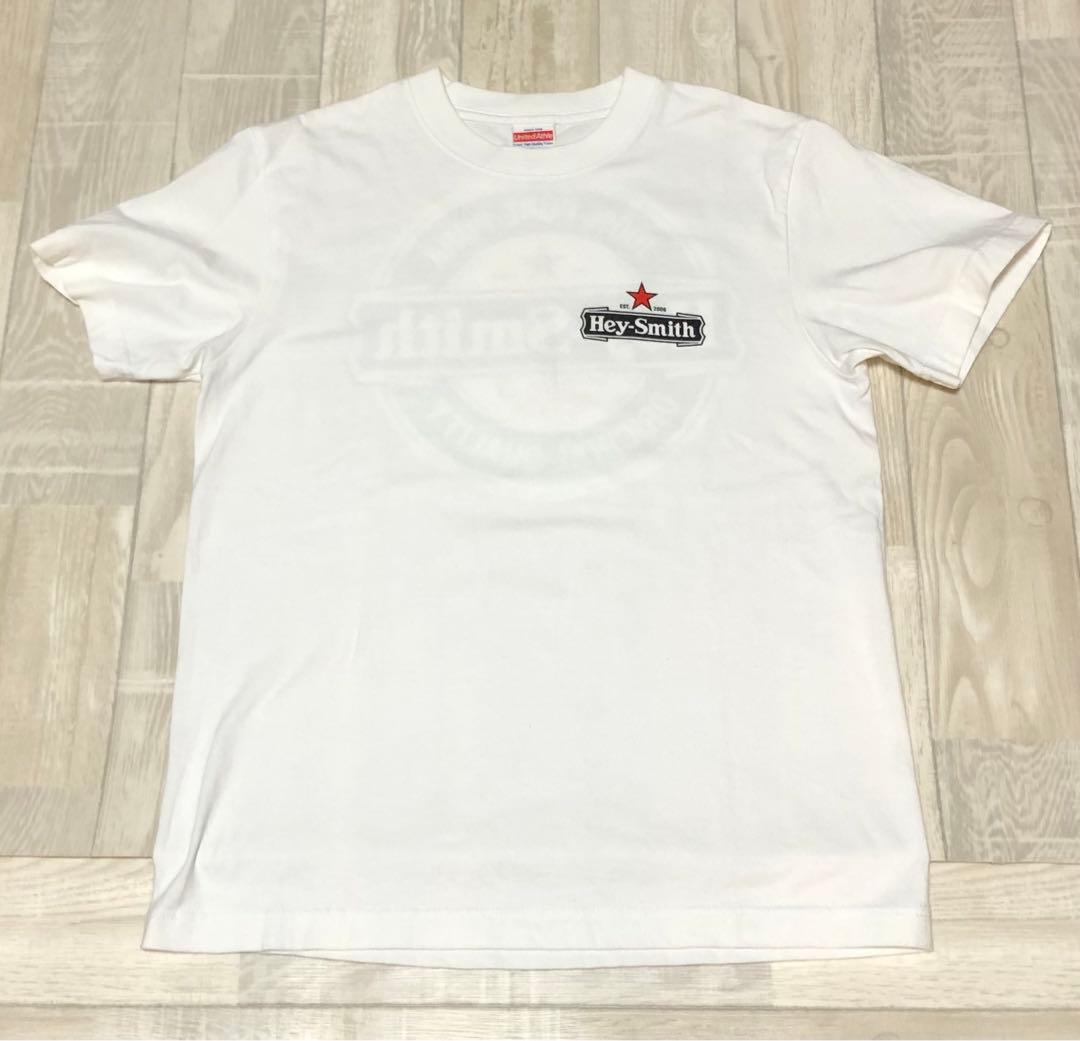 HEY-SMITH ヘイスミス ヘイネケン Tシャツ S 白 ハイネケン - メルカリ