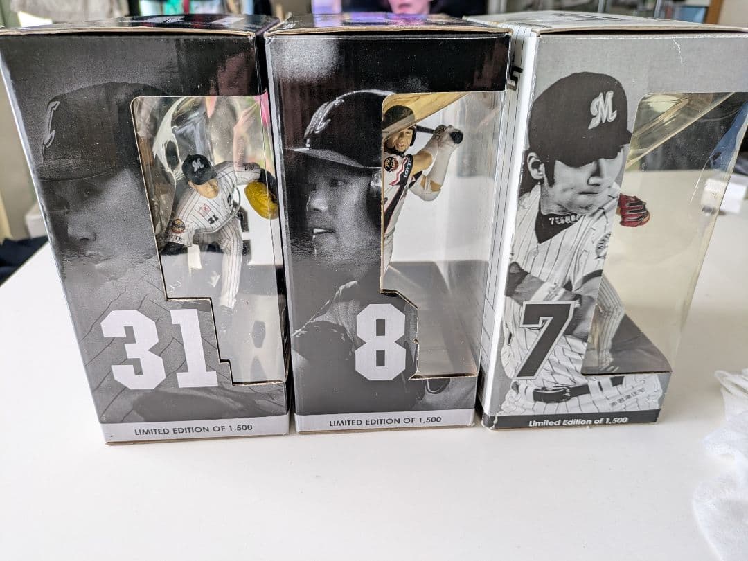 もなか商品　GAME MAKERSフィギュア　千葉ロッテ3体　未使用未開封