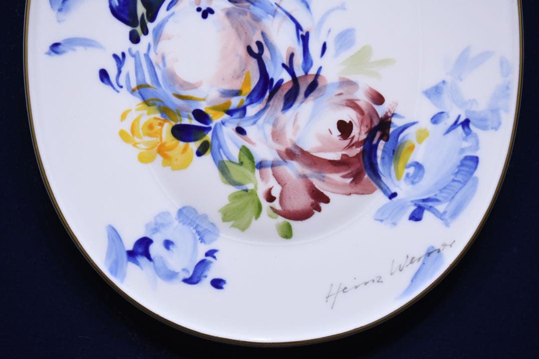 AKK172 本物保証 マイセン ハインツ・ヴェルナー 薔薇のブーケ