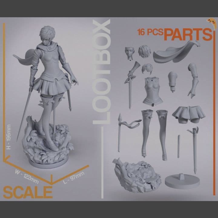 キャスカ 1/10 ベルセルク 未塗装未組立 フィギュア ガレージキット