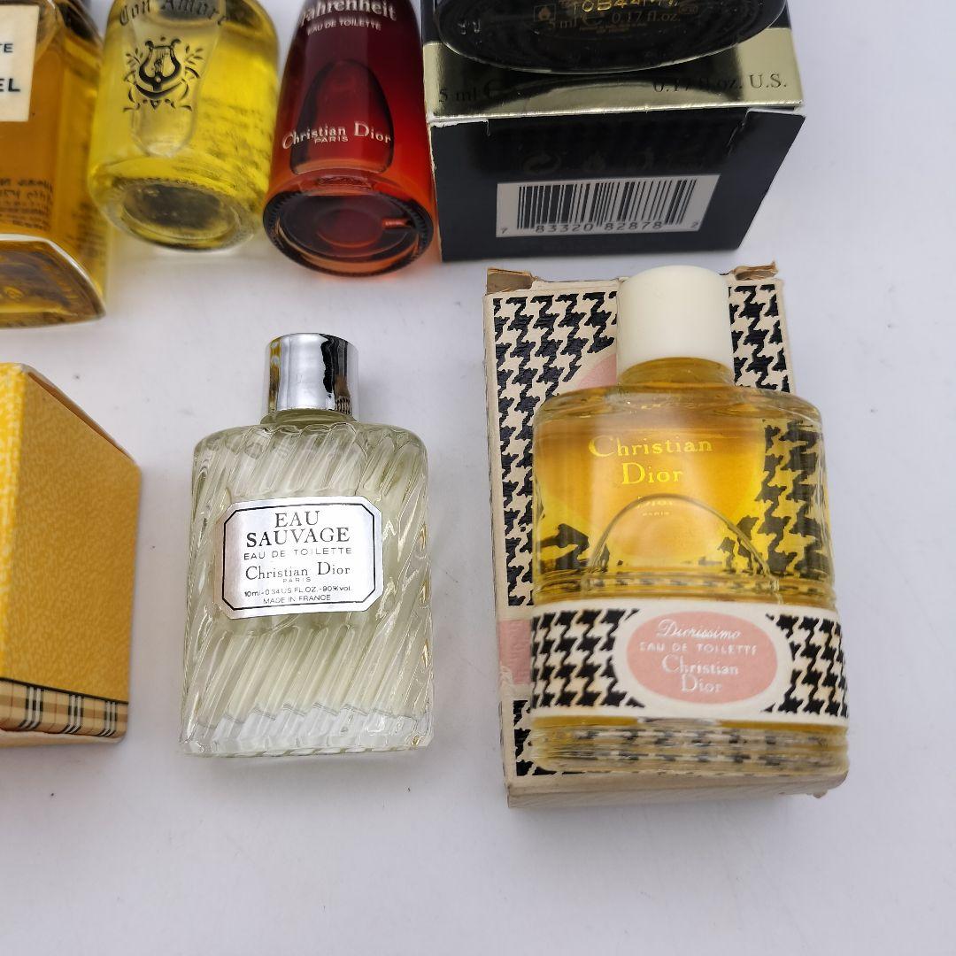 □未使用 ブランドミニ香水7個 ブルガリ ディオール マックス