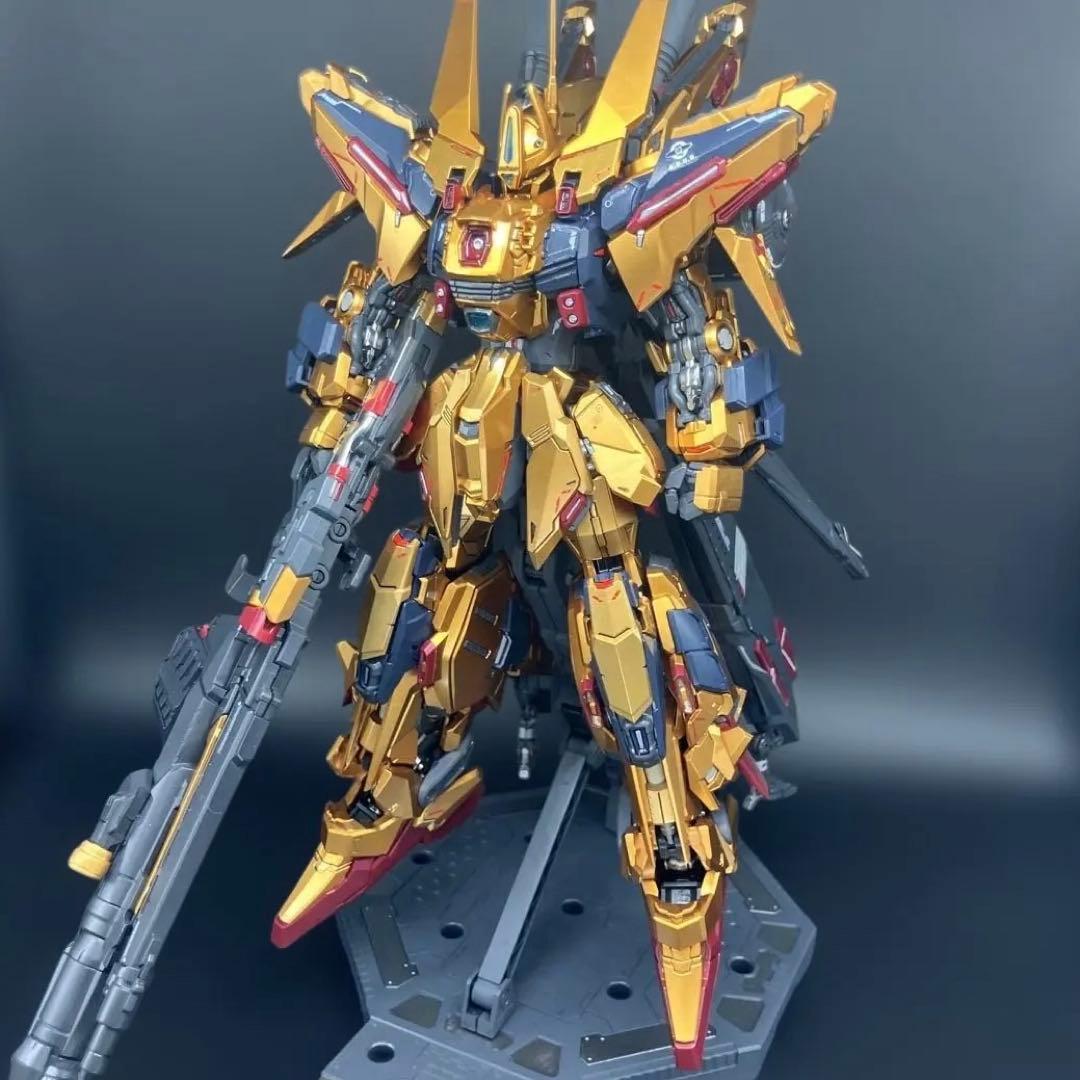 MG 1/100 神馬模型 黄金武士 フルアーマー百式改 全塗装完成品 - メルカリ