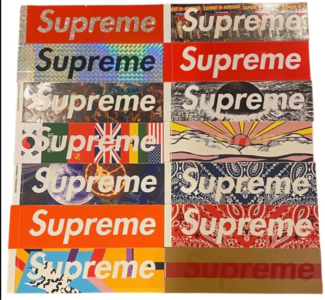 貴重】Supreme 歴代ステッカー 202枚 ダブリなし - メルカリ