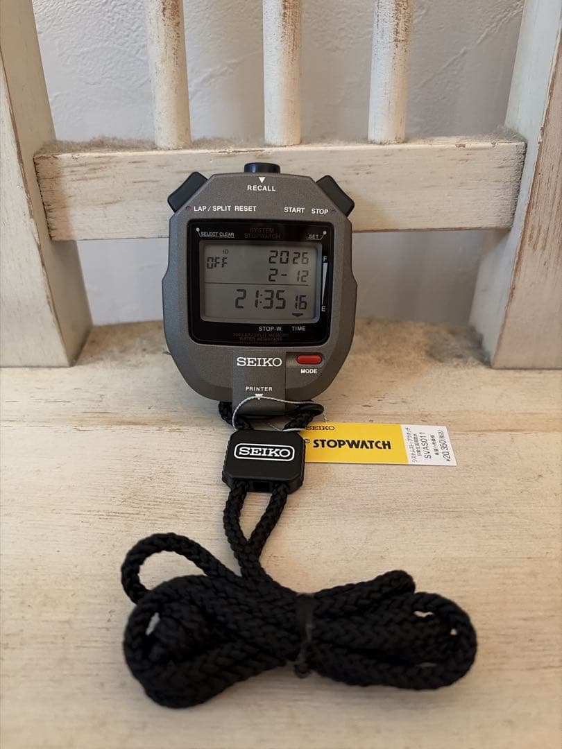 SEIKO ストップウォッチ SVAS011 防水 SVAS011 | セイコーウオッチ