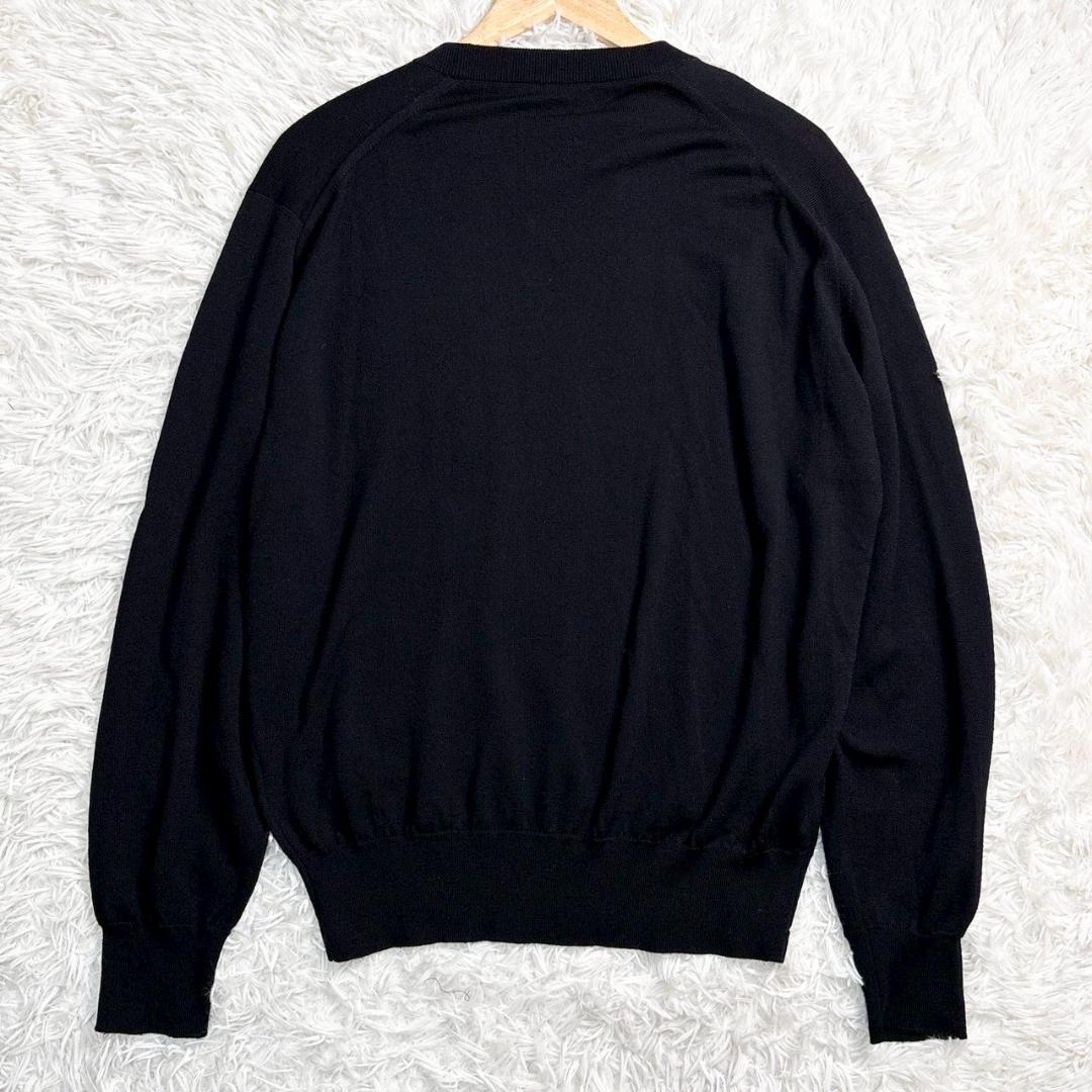 2023年モデル ジョンスメドレー zucca ブラック ニット XL - トップス