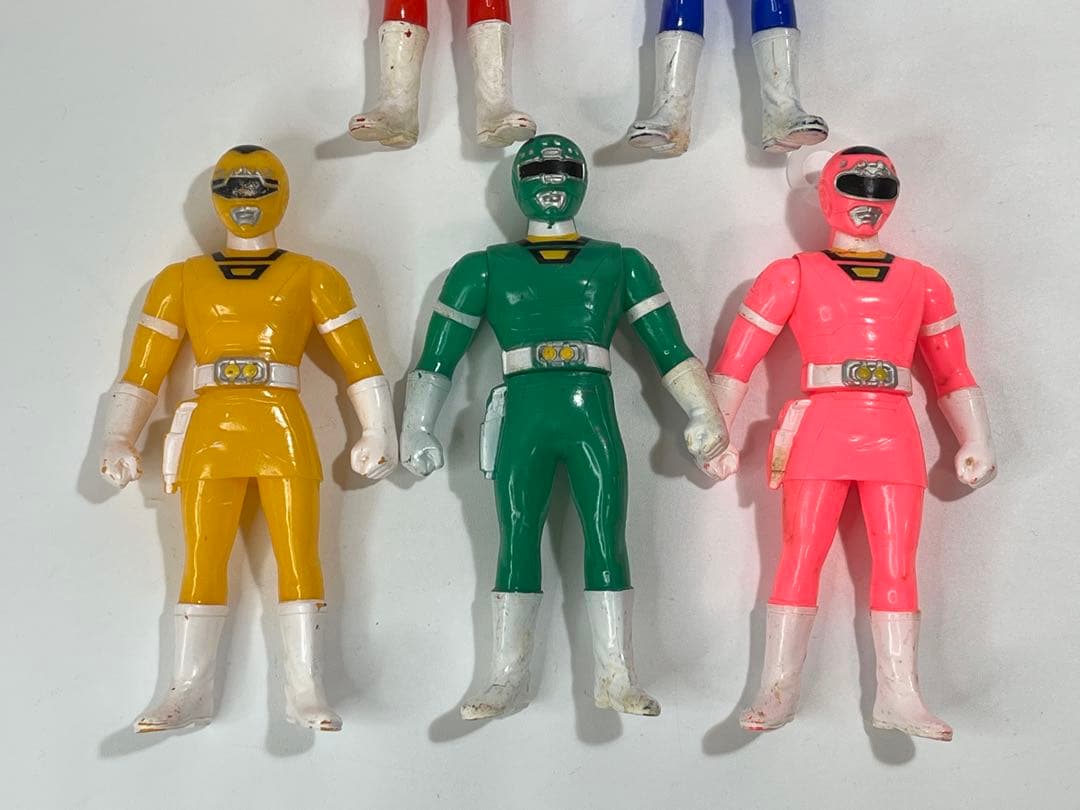 激走戦隊カーレンジャー ソフビセット 1996年 - メルカリ