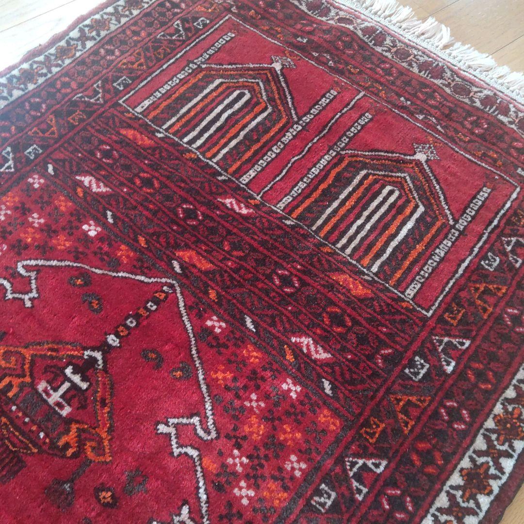 ヴィンテージラグ トルクメンメヘラブラグ アクタス - メルカリ