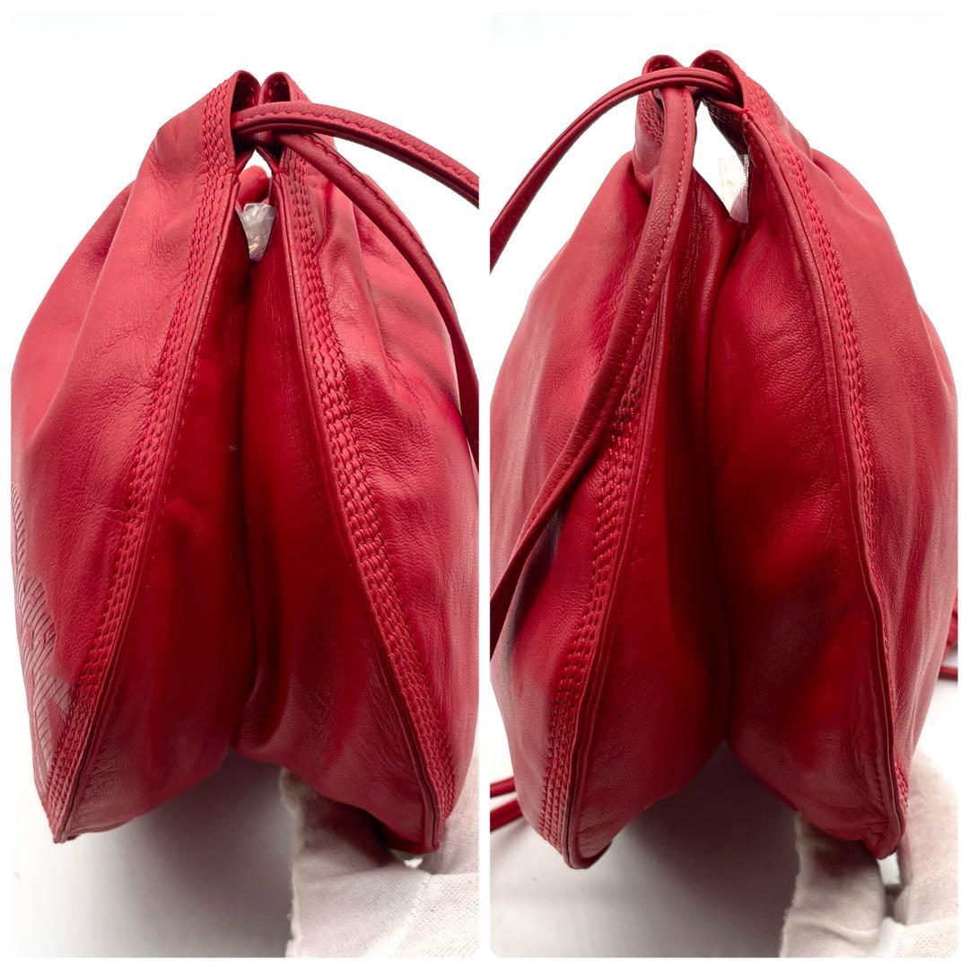 極美品✨ロエベ ショルダーバッグ 巾着 ナッパレザー アナグラム 保存