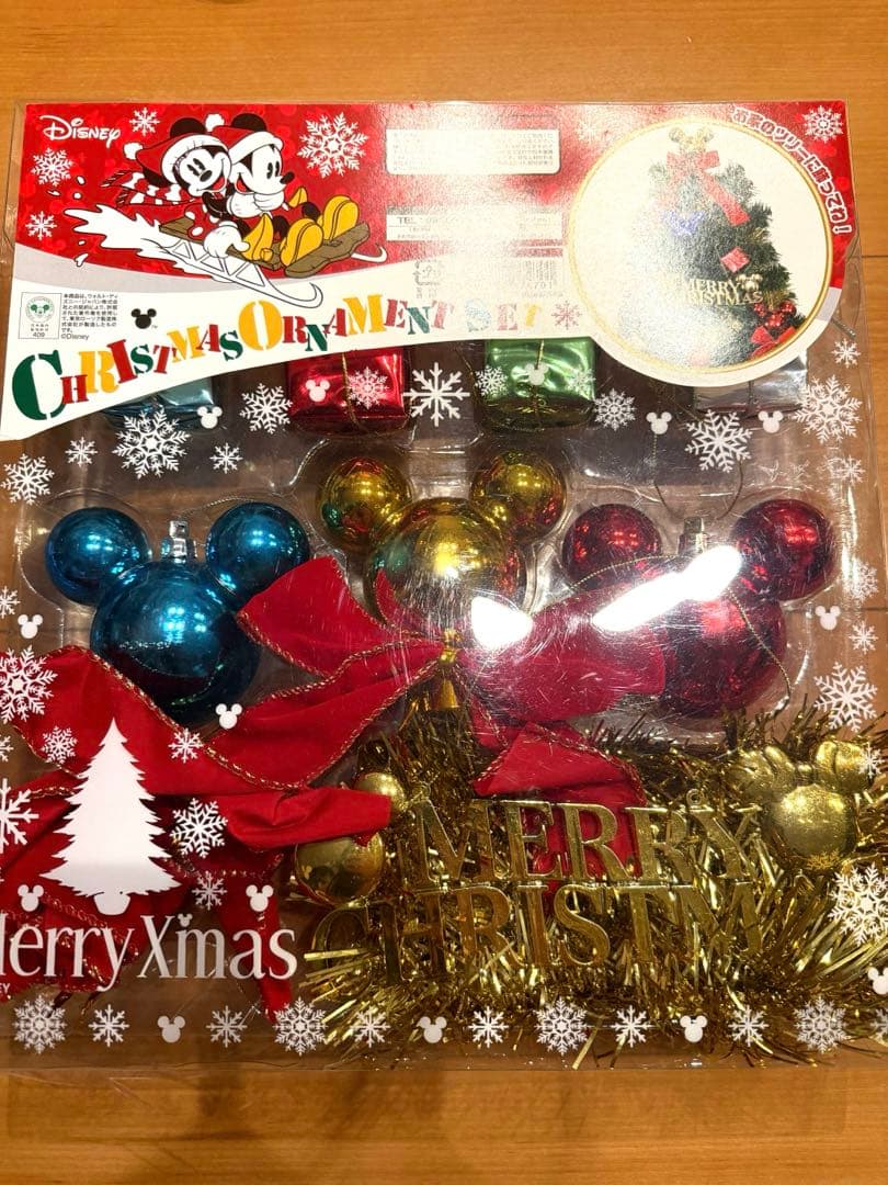 Disney クリスマスオーナメントセット ミッキー型 12個以上 - メルカリ