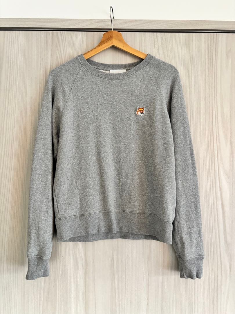 MAISON KITSUNÉ グレー スウェットシャツ MAISON KITSUNE（メゾン キツネ） スウェット グレー メンズ MAISON