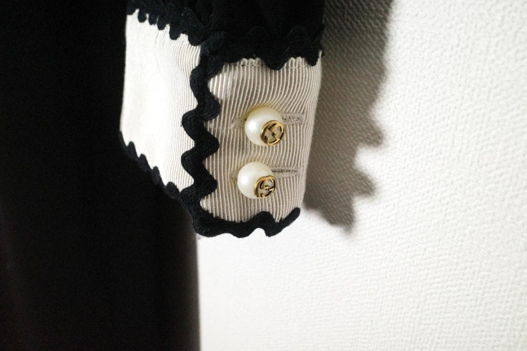 美品✨️Gucci グッチ 長袖 ジャージー 膝丈 ワンピース XSの通販はau