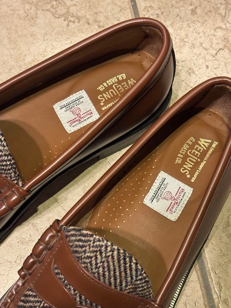 G.H.Bass×HarrisTweed Weejuns LARSON 28.5