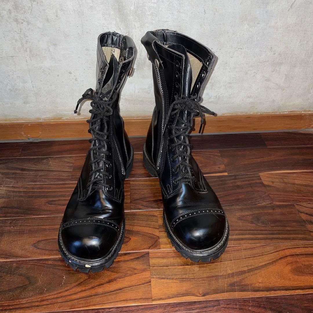 ビンテージ　キャロライナ　コンバットブーツ　サイドジップ ビンテージ キャロライナ コンバットブーツ サイドジップ - メルカリ