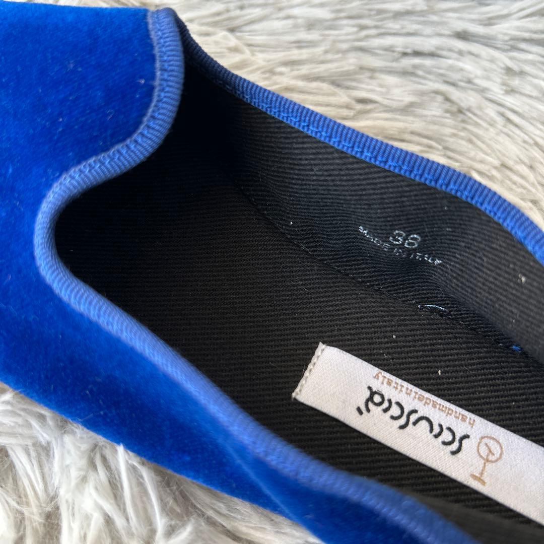 未使用品】Sciuscià / シューシャ TRAGARA ブルー 38サイズ - メルカリ