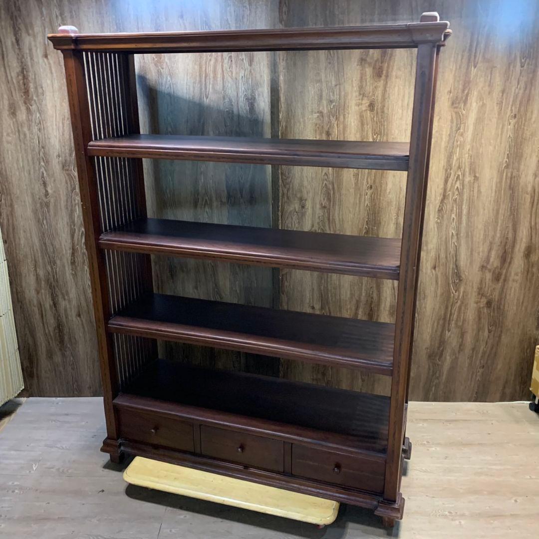 G995\"　アンティーク W1100 フリーラック ブックシェルフ 引き出し付 楽天市場】ブックシェルフ アンティーク（本棚・ラック・カラー