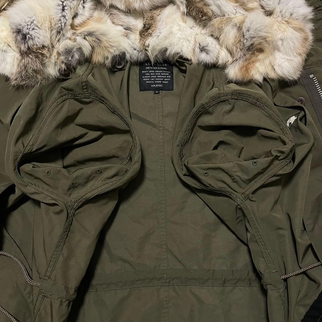 美品 ラブレス モッズコート ライナー ラビット ラクーン ミリタリー