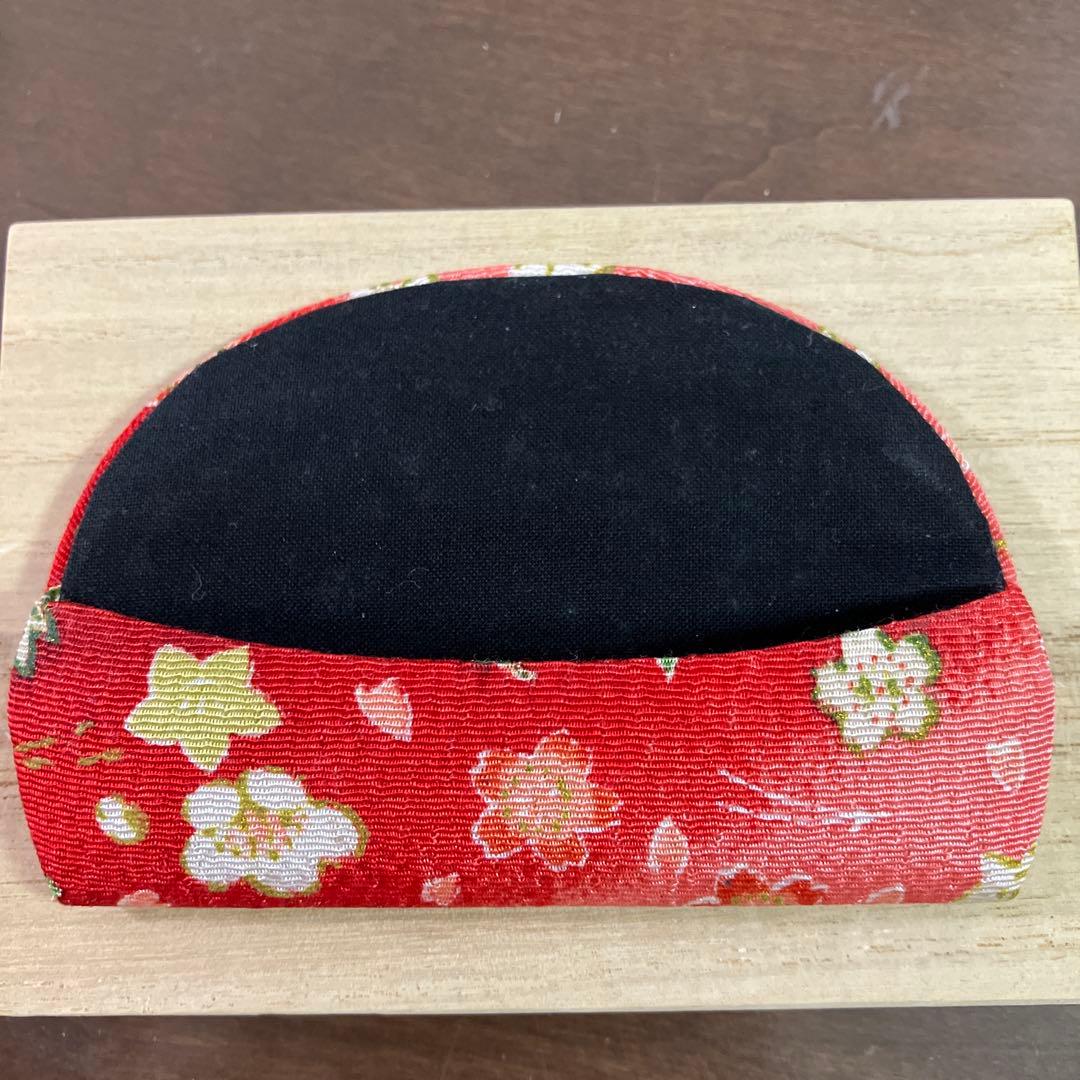 《新品同様》　つげ櫛 猫と花 さつまつげ　紅珊瑚　匠工芸　定価¥39,500