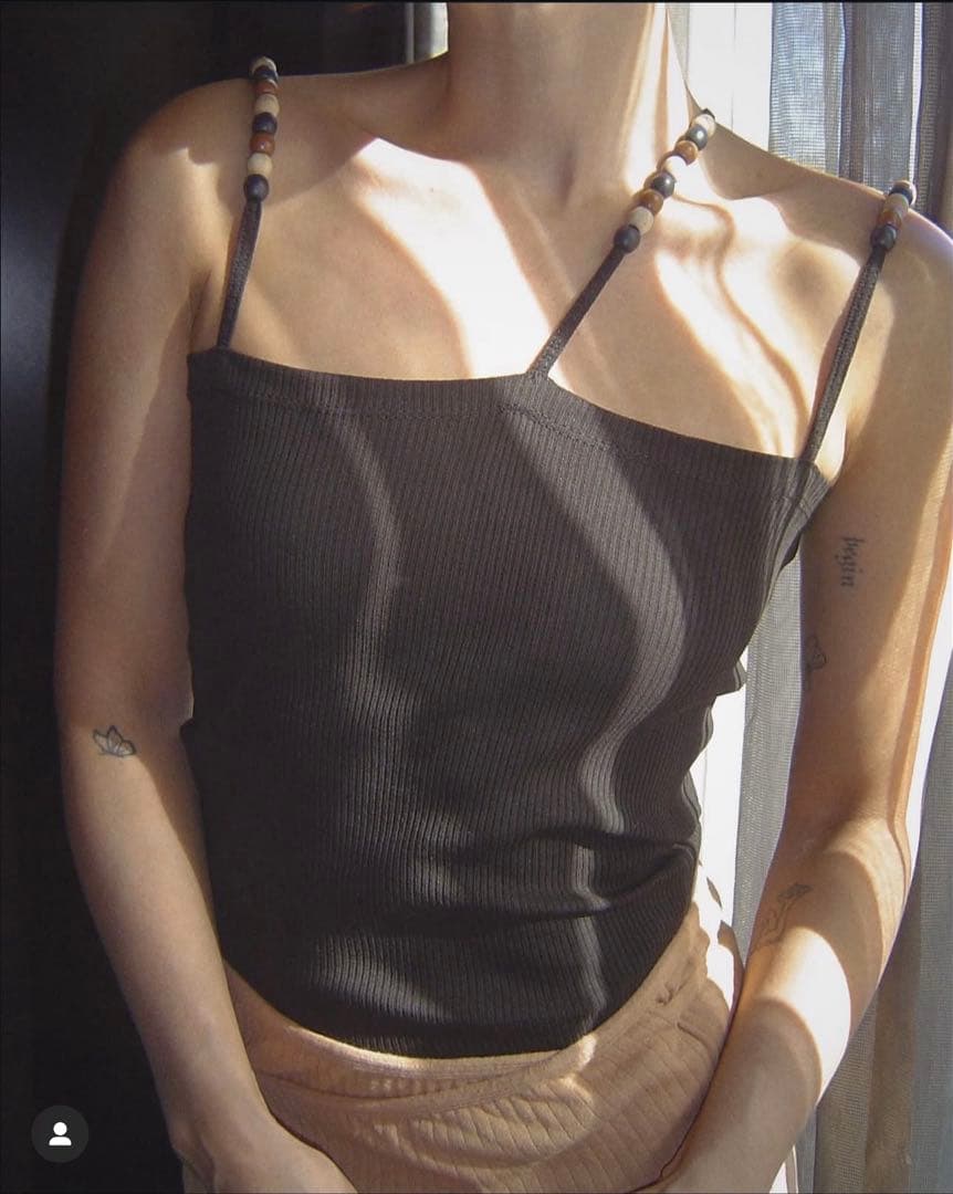 Baserange Nida Tank キャミソール Nida Tank in Assortment | Fine organic cotton rib | en | Baserange